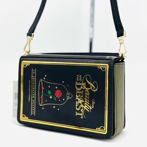 Kate Spade x Disney Beauty and The Beast 3D Book Crossbody Bag Black Multi